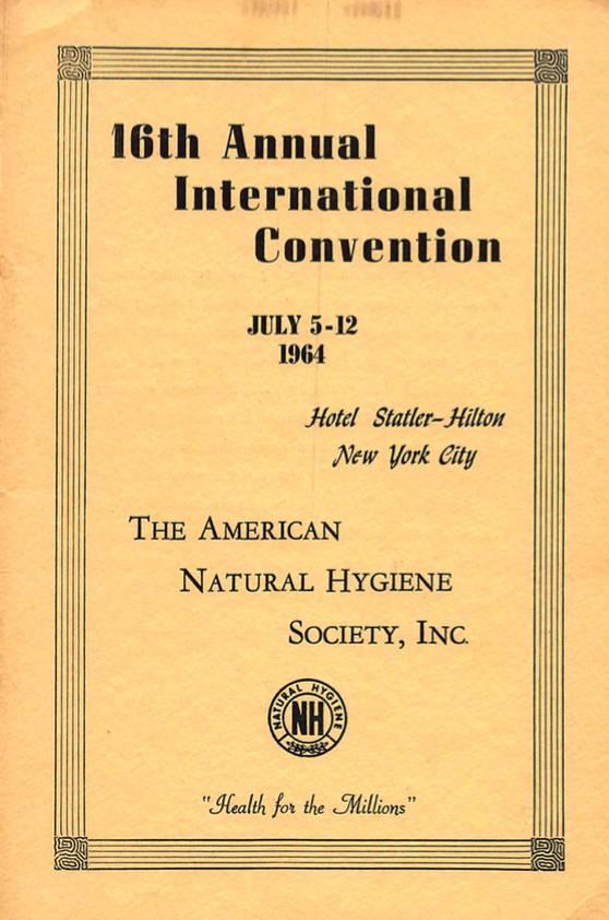 Conference Program. New York City, 1964